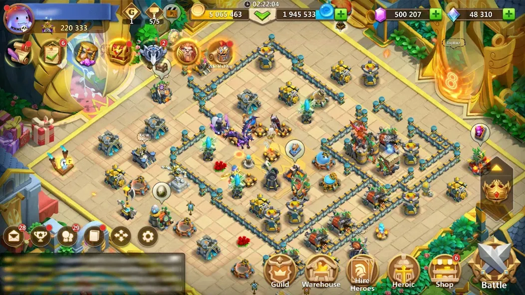 Castle Clash: World Ruler (Кастл Клаш)  [МОД Бесконечные деньги] Screenshot 1