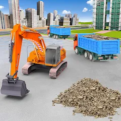 Скачать взломанную City Construction Simulator 3D  [МОД Все открыто] - полная версия apk на Андроид