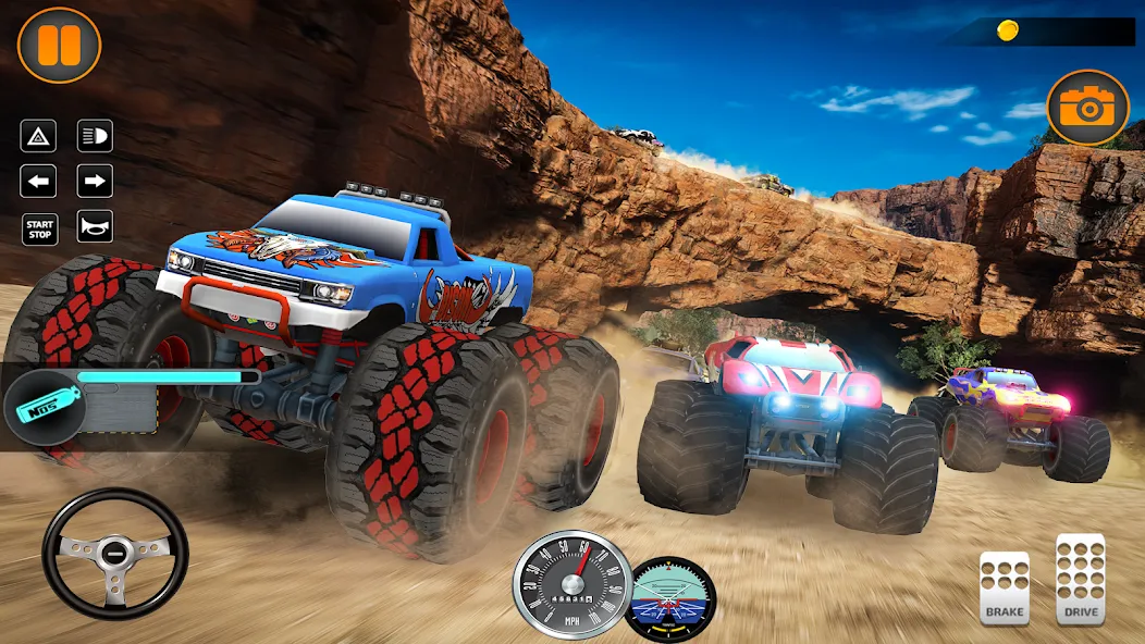 Monster Truck Off Road Racing  [МОД Бесконечные деньги] Screenshot 4