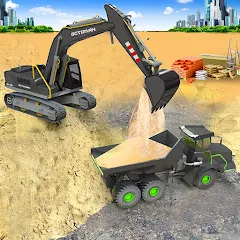 Скачать взлом Sand Excavator Simulator Games  [МОД Меню] - полная версия apk на Андроид