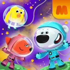 Взлом Be-be-bears in space  [МОД Unlocked] - стабильная версия apk на Андроид