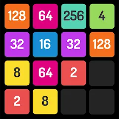 Взломанная X2 Blocks - 2048 Number Game (Блоки)  [МОД Mega Pack] - полная версия apk на Андроид