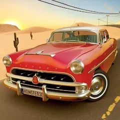 Взломанная Long Road Trip - Car Driving (Лонг Роуд Трип)  [МОД Menu] - стабильная версия apk на Андроид