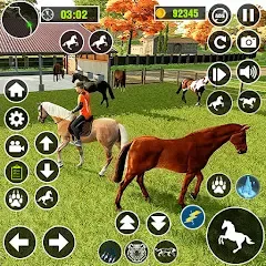 Взломанная My Horse Herd Care Simulator (Мой симулятор ухода за стадом лошадей)  [МОД Menu] - полная версия apk на Андроид