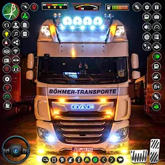 Взломанная US Truck City Transport Sim 3d  [МОД Много монет] - полная версия apk на Андроид