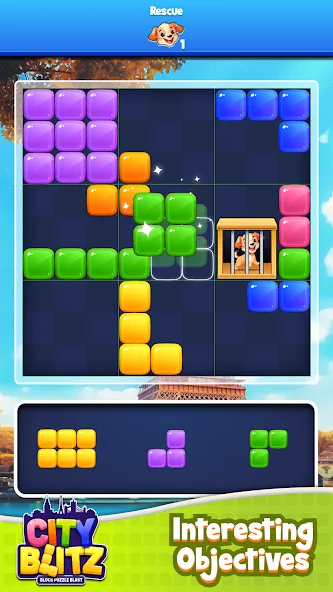 City Blitz-Block Puzzle Blast (Блок Головоломка Кинг)  [МОД Много денег] Screenshot 3
