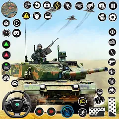 Взлом Tank Fury: Battle of Steels  [МОД Unlocked] - полная версия apk на Андроид