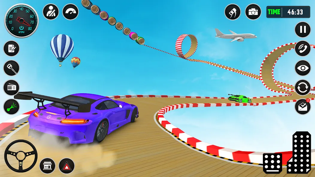 Ramp Car Stunt Racing Game (Крейзи Кар Стантс)  [МОД Бесконечные монеты] Screenshot 4
