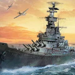 Взломанная WARSHIP BATTLE:3D World War II  [МОД Все открыто] - полная версия apk на Андроид