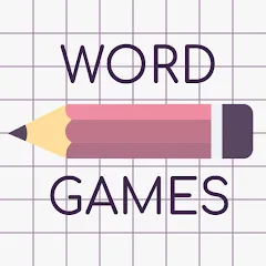 Скачать взломанную Word Games  [МОД Много монет] - последняя версия apk на Андроид