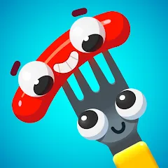Скачать взлом Fork N Sausage (Форк энд Сосидж)  [МОД Menu] - стабильная версия apk на Андроид