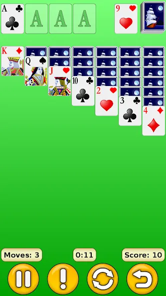Solitaire  [МОД Бесконечные монеты] Screenshot 1