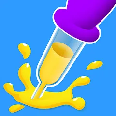 Взлом Paint Dropper: draw puzzle (Пэйнт Дроппер)  [МОД Меню] - полная версия apk на Андроид