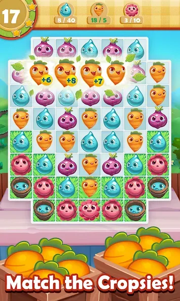 Farm Heroes Saga (Фарм Хероус Сага)  [МОД Много монет] Screenshot 2