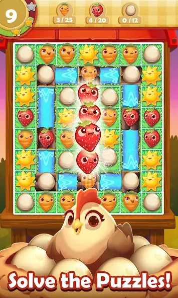 Farm Heroes Saga (Фарм Хероус Сага)  [МОД Много монет] Screenshot 4