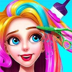 Скачать взлом Girls Hair Salon  [МОД Unlocked] - полная версия apk на Андроид