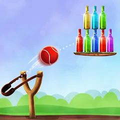 Взломанная Bottle Shooting Game 2  [МОД Unlocked] - последняя версия apk на Андроид