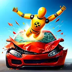 Взлом Realistic Car Crash Simulator (Реалистичный симулятор автокатастроф)  [МОД Unlocked] - последняя версия apk на Андроид