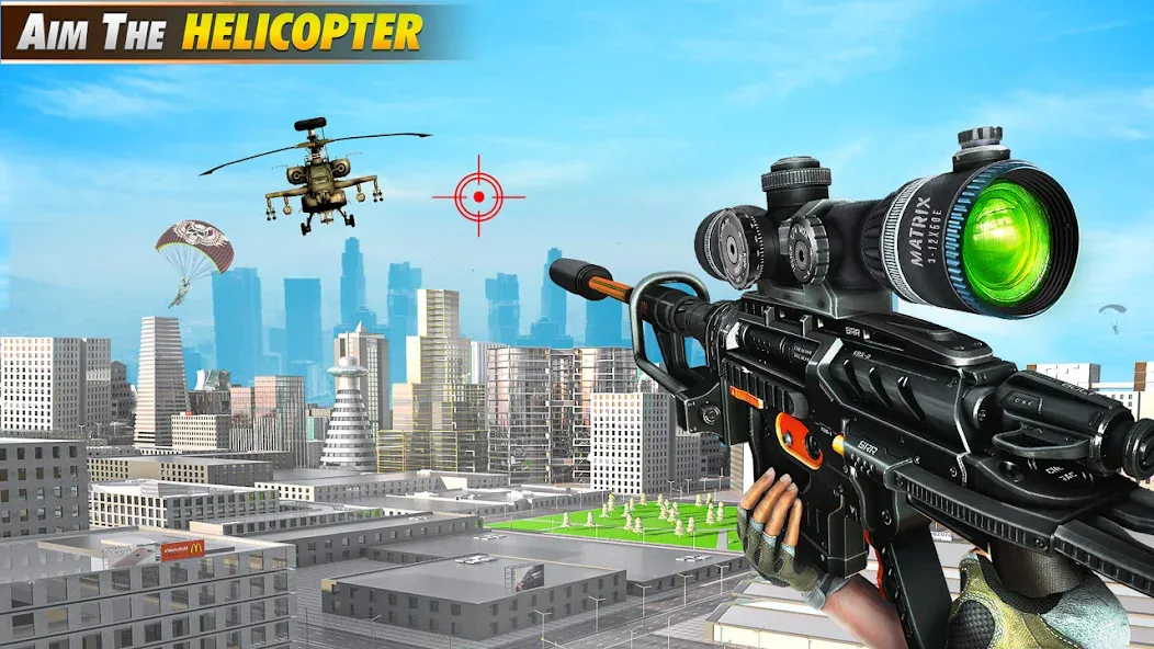 Sniper Shooter Mission Games  [МОД Все открыто] Screenshot 1