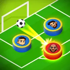 Скачать взломанную Super Soccer 3v3 (Online) (упер футбол 3 на 3)  [МОД Много денег] - полная версия apk на Андроид