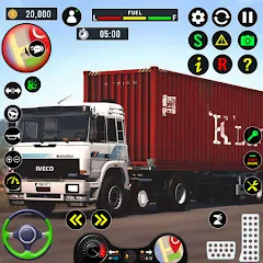 Взломанная City Truck Simulator 2023  [МОД Unlimited Money] - полная версия apk на Андроид