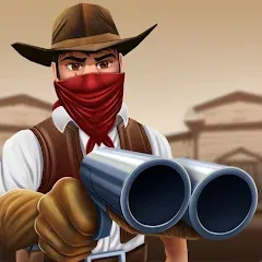 Скачать взломанную West Cowboy Western Polygon  [МОД Все открыто] - стабильная версия apk на Андроид