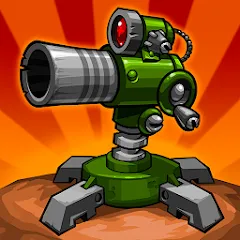 Взломанная Tactical War: Tower Defense  [МОД Mega Pack] - полная версия apk на Андроид