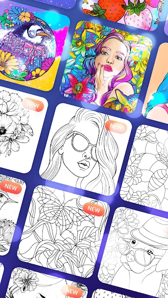 Magic Paint: Color by number (Магик Пейнт)  [МОД Все открыто] Screenshot 3