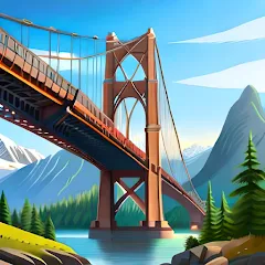 Взлом Bridgezz: Bridge Construction (Бриджзз)  [МОД Много денег] - последняя версия apk на Андроид
