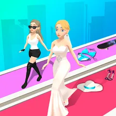 Скачать взломанную Fashion Battle - Catwalk Queen  [МОД Много монет] - последняя версия apk на Андроид
