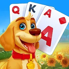 Взломанная Solitaire Farm Adventure (Солитер)  [МОД Меню] - последняя версия apk на Андроид