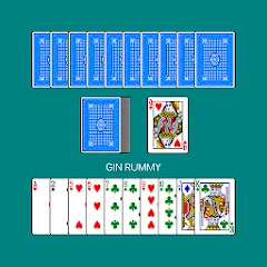 Скачать взломанную Gin Rummy (Джин Рамми)  [МОД Unlocked] - стабильная версия apk на Андроид