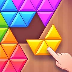 Взлом Triangles & Blocks (Полиблок)  [МОД Много монет] - стабильная версия apk на Андроид