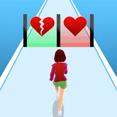 Скачать взлом Girl Run 3D - Fun Running Game (девушка бежит)  [МОД Много денег] - последняя версия apk на Андроид