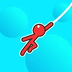 Взломанная Stickman Hook  [МОД Unlimited Money] - последняя версия apk на Андроид