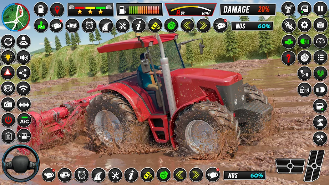Indian Tractor Games Simulator  [МОД Unlimited Money] Screenshot 1