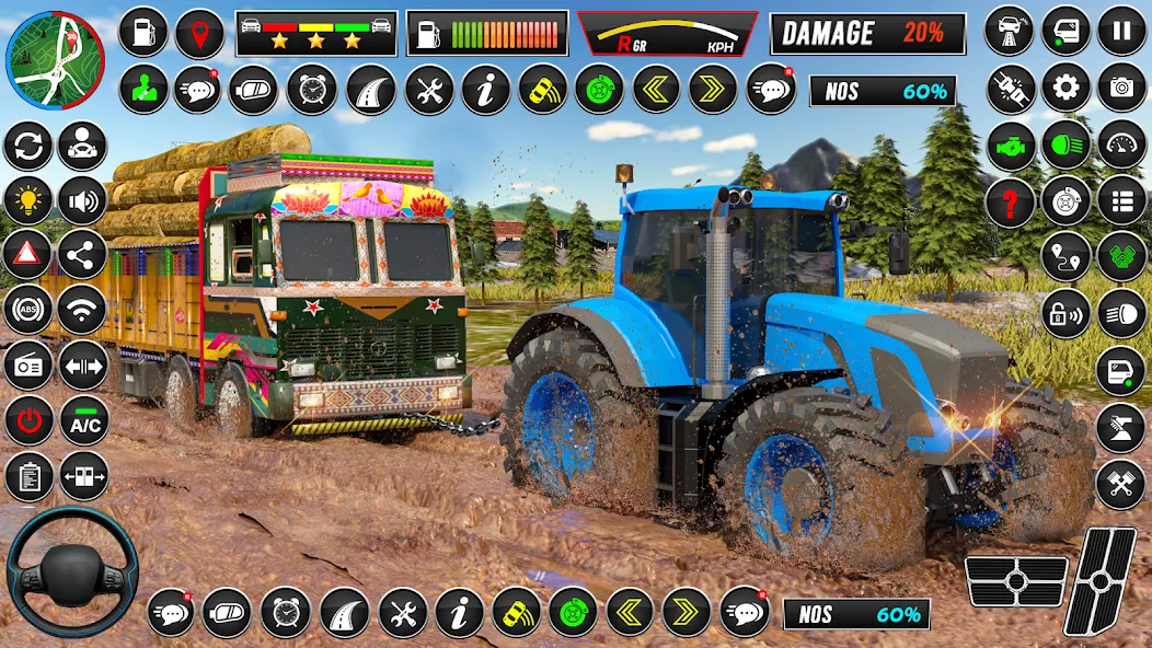 Indian Tractor Games Simulator  [МОД Unlimited Money] Screenshot 2