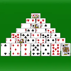 Взломанная Pyramid Solitaire - Card Games (Пирамида Солитер)  [МОД Меню] - последняя версия apk на Андроид
