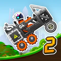 Взломанная Rovercraft 2: Race a space car (Роверкрафт 2)  [МОД Много денег] - полная версия apk на Андроид