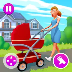 Скачать взломанную Mother Simulator: Family life  [МОД Меню] - полная версия apk на Андроид