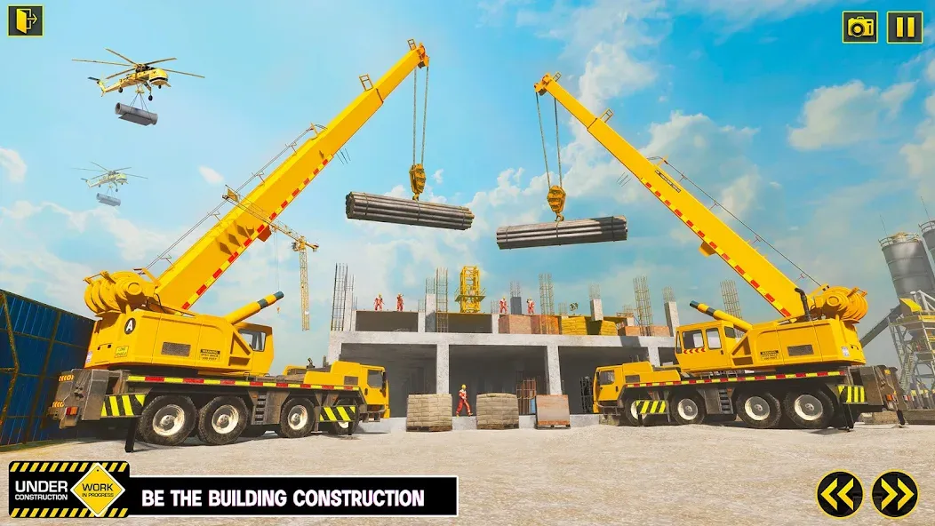 Excavator Simulator Crane Game (Экскаватор Симулятор Кран Игра)  [МОД Меню] Screenshot 4