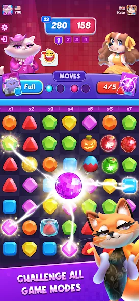 Match Club : PvP Match3 (Матч Клуб)  [МОД Mega Pack] Screenshot 5