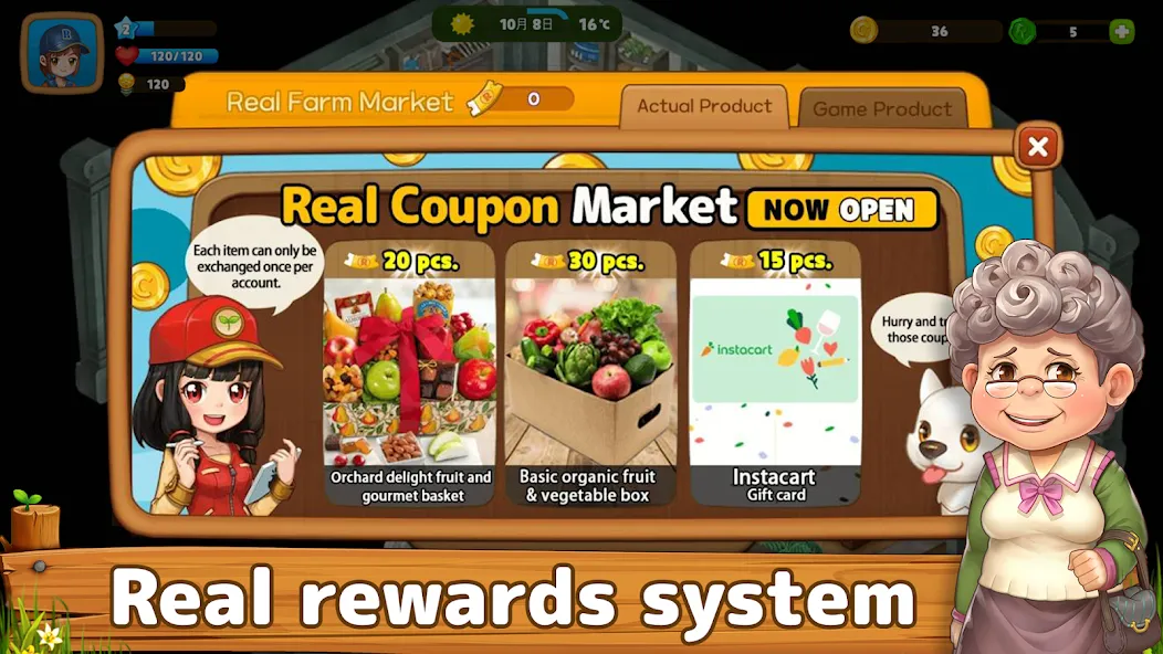 Real Farm : Save the World (Риал Фарм)  [МОД Меню] Screenshot 5