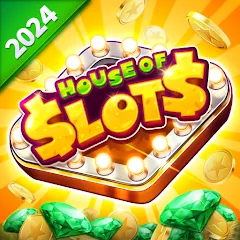 Взломанная House of Slots - Casino Games (Хаус оф Слотс)  [МОД Много денег] - стабильная версия apk на Андроид