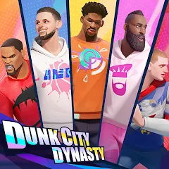 Скачать взломанную Dunk City Dynasty (Данк Сити Династия)  [МОД Unlocked] - последняя версия apk на Андроид