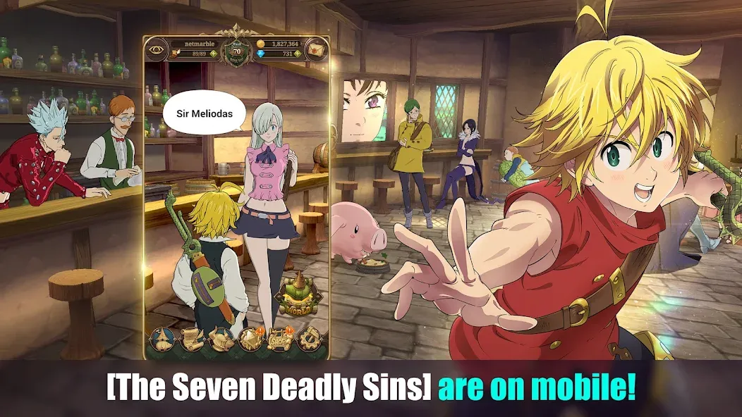 The Seven Deadly Sins (Девять смертных грехов)  [МОД Бесконечные монеты] Screenshot 1