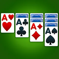 Взлом Solitaire: Classic Card Game (Клондайк Солитер)  [МОД Много денег] - полная версия apk на Андроид