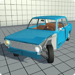 Взлом Simple Car Crash Physics Sim (Симулятор физики простого автомобильного столкновения)  [МОД Все открыто] - стабильная версия apk на Андроид