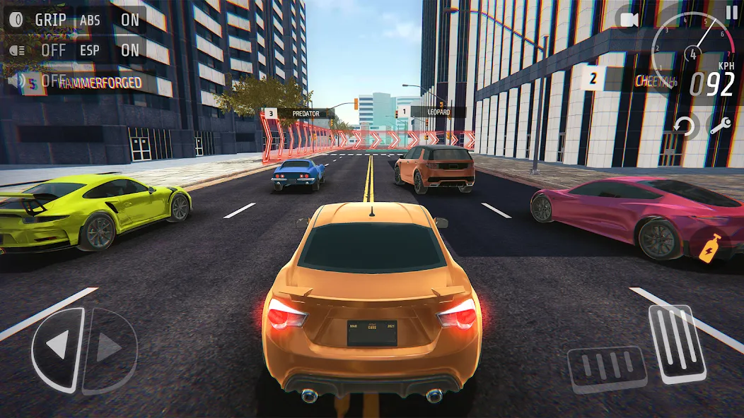 Nitro Speed car racing games (Нитро Спид)  [МОД Бесконечные монеты] Screenshot 1