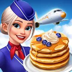 Скачать взломанную Airplane Chefs - Cooking Game (Эйрплейн Чефз)  [МОД Бесконечные деньги] - стабильная версия apk на Андроид